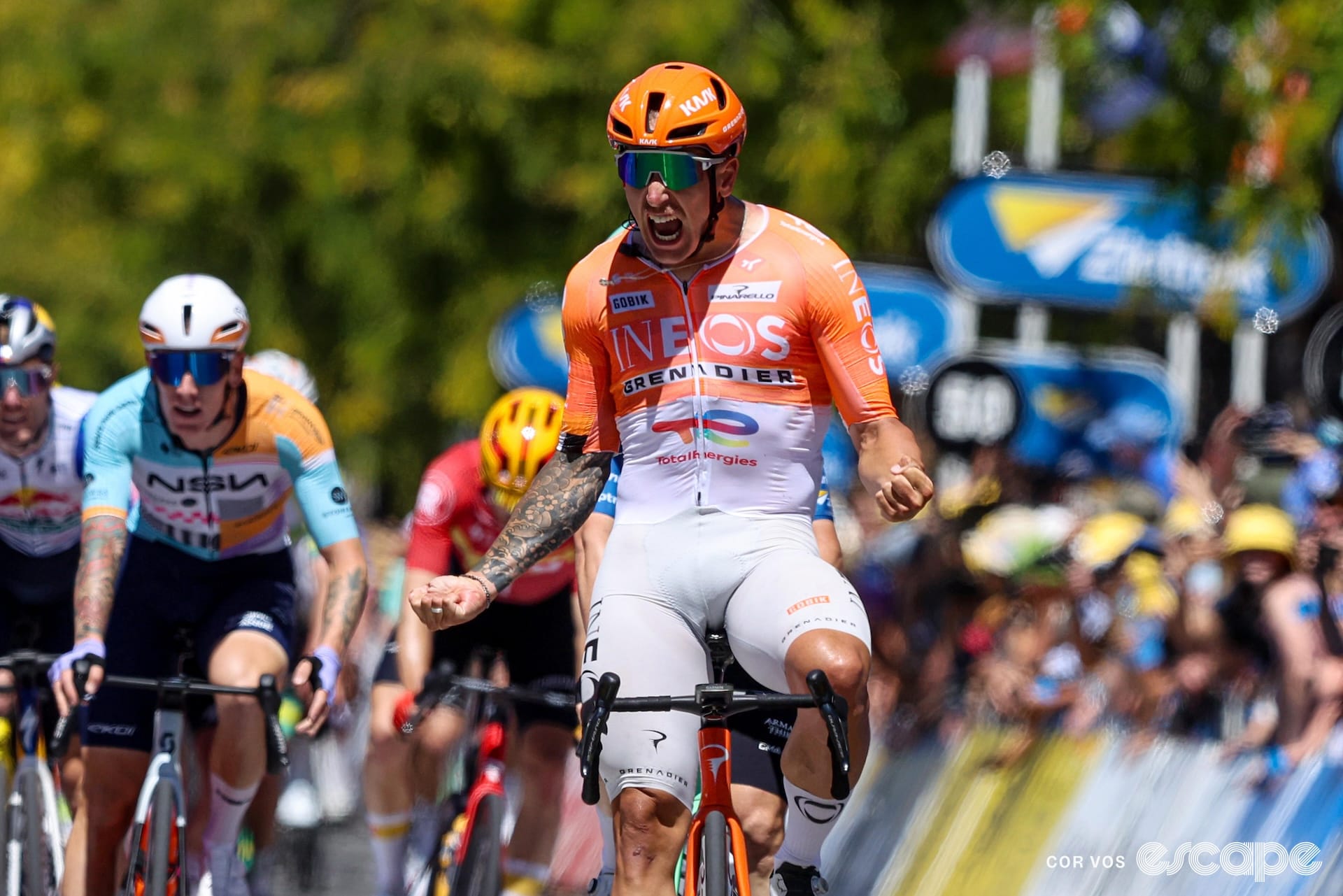 Caught with 1 km to go: Welsford wins at the TDU after breakaway scare