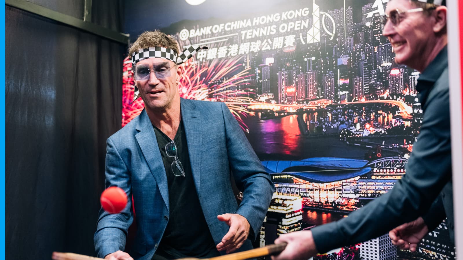 Pat Cash at the Bank of China Hong Kong Open