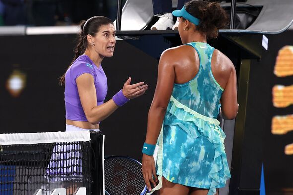 Cirstea Osaka Australian Open handshake