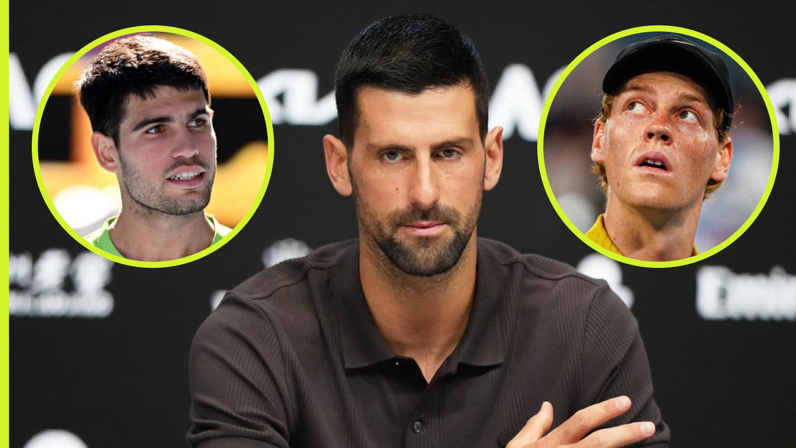 Novak Djokovic told he is making a mistake with Alcaraz, Sinner comments