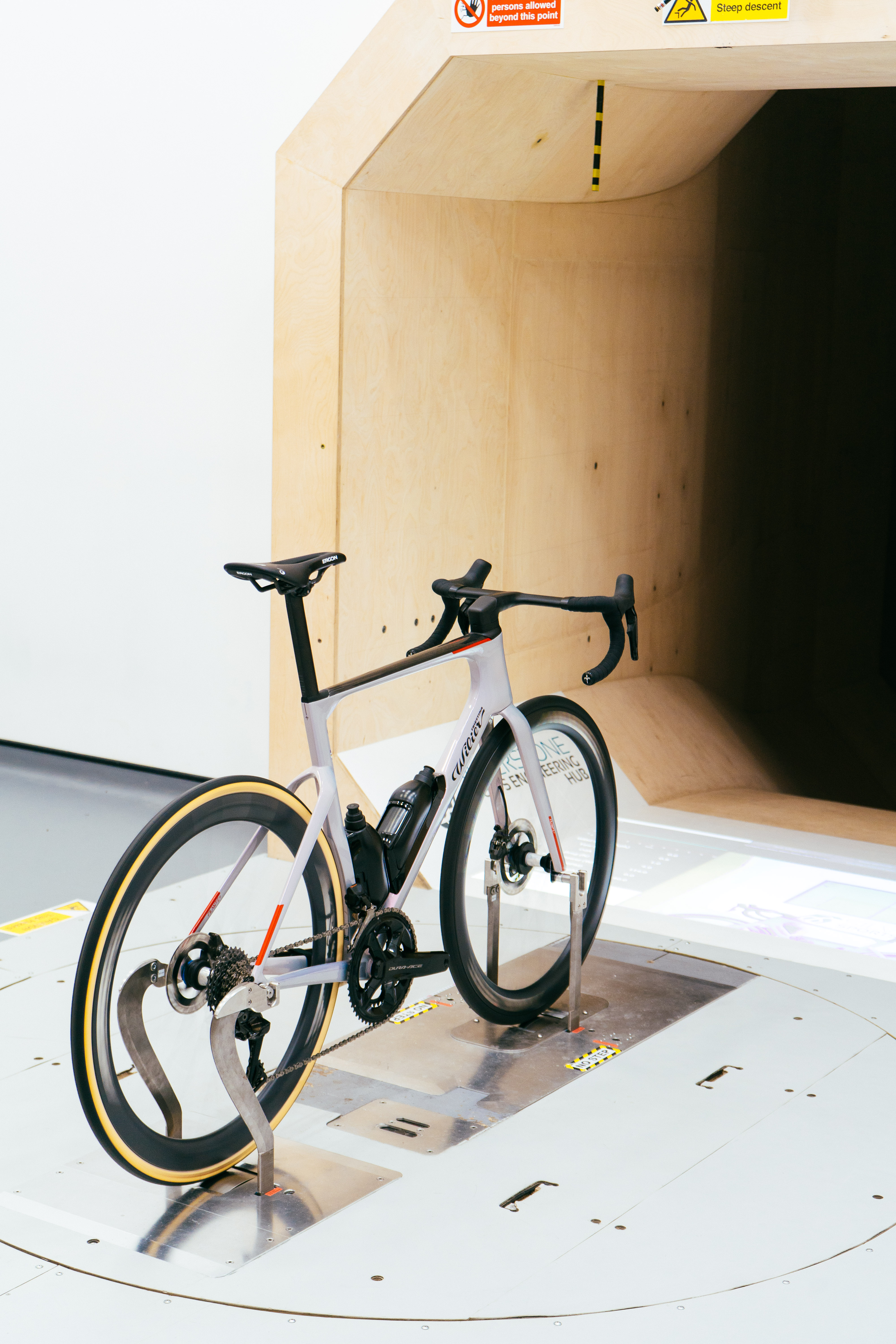 The Wilier Filante SLR ID2 in the wind tunnel
