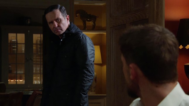 Graham approaches Joe in Emmerdale