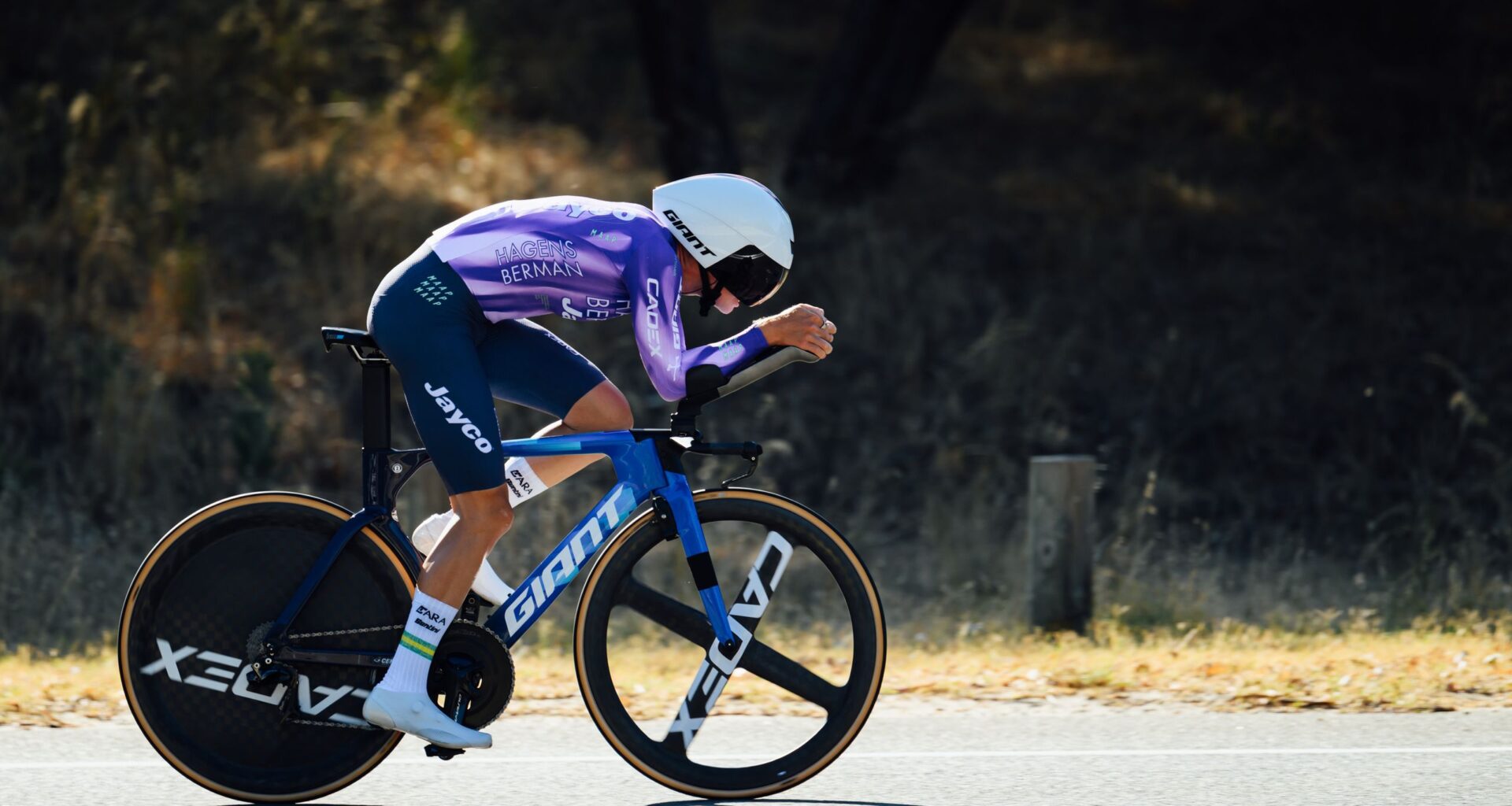 William Holmes wins men's U23 time trial at Australian Road National Championships by just one second