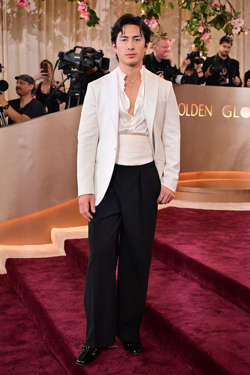Hudson Williams at the 83rd Annual Golden Globe Awards. Photograph: Frederic J Brown/Getty Images