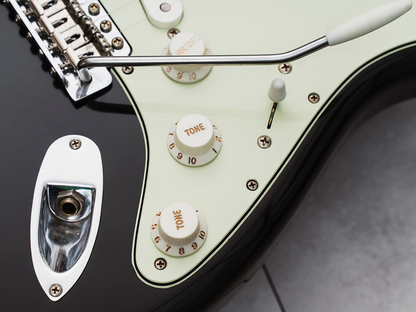 Knobs on the Vintera II Road Worn 60s Stratocaster, photo by Adam Gasson