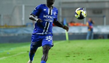 Reported Celtic target Jocelin Ta Bi in action