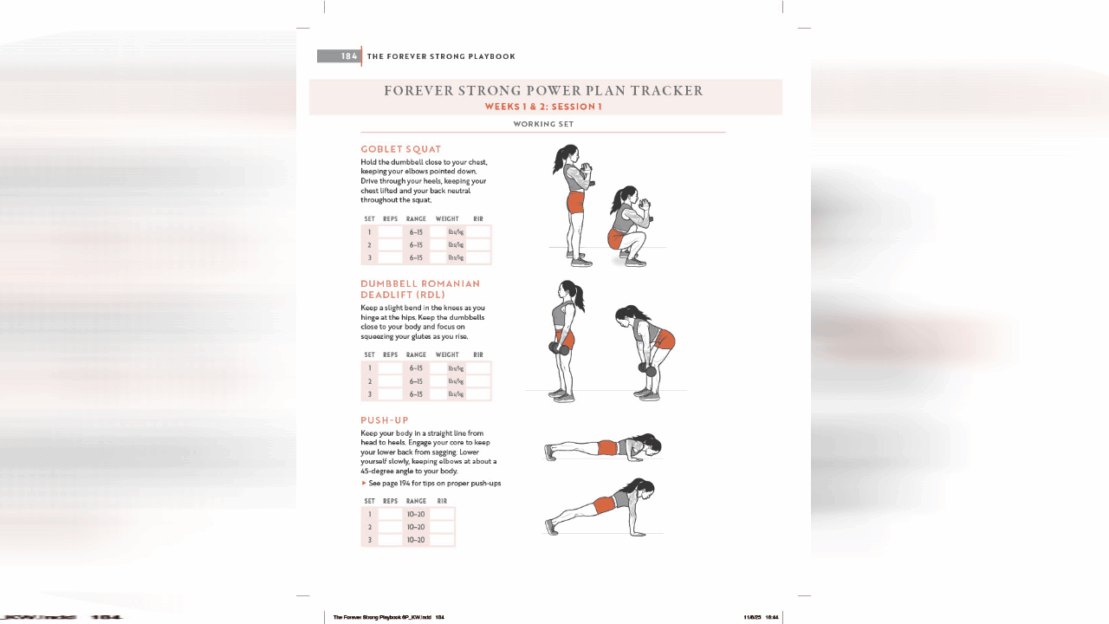 'The Forever Strong Playbook' 2