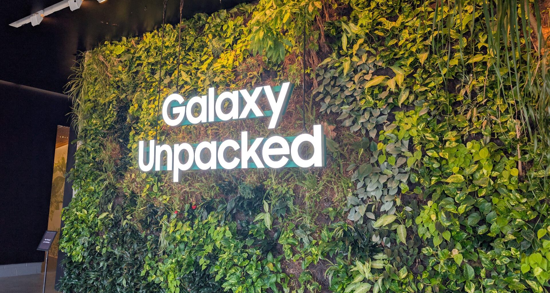 Galaxy Unpacked Stock Image