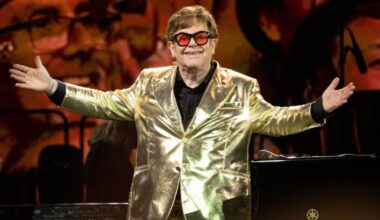 Elton John shares first-ever photo of his 'grown-up' son's faces on Instagram