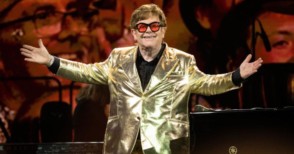 Elton John shares first-ever photo of his 'grown-up' son's faces on Instagram