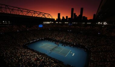 Australian Open order of play and schedule for 2026 tournament