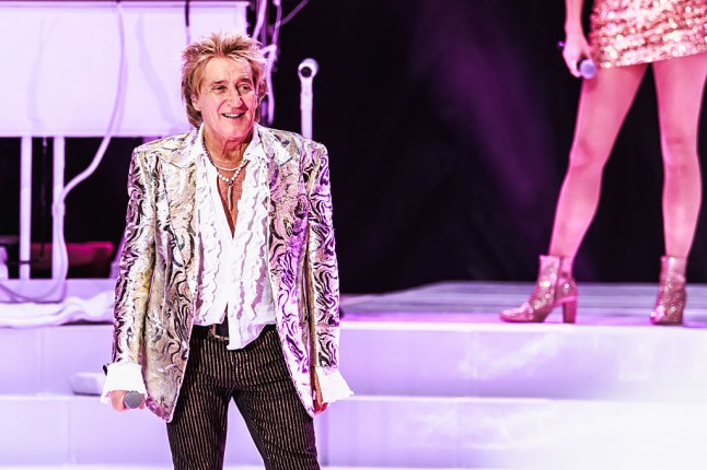 Rod Stewart Performs At Budweiser Stage in Toronto during the One Last Time tour