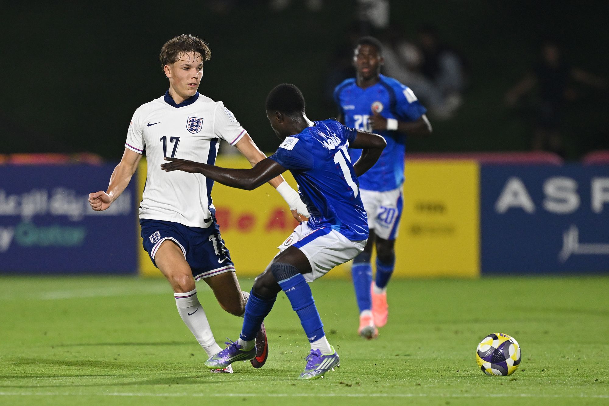 Igor Tyjon played for England at the recent Under-17s World Cup