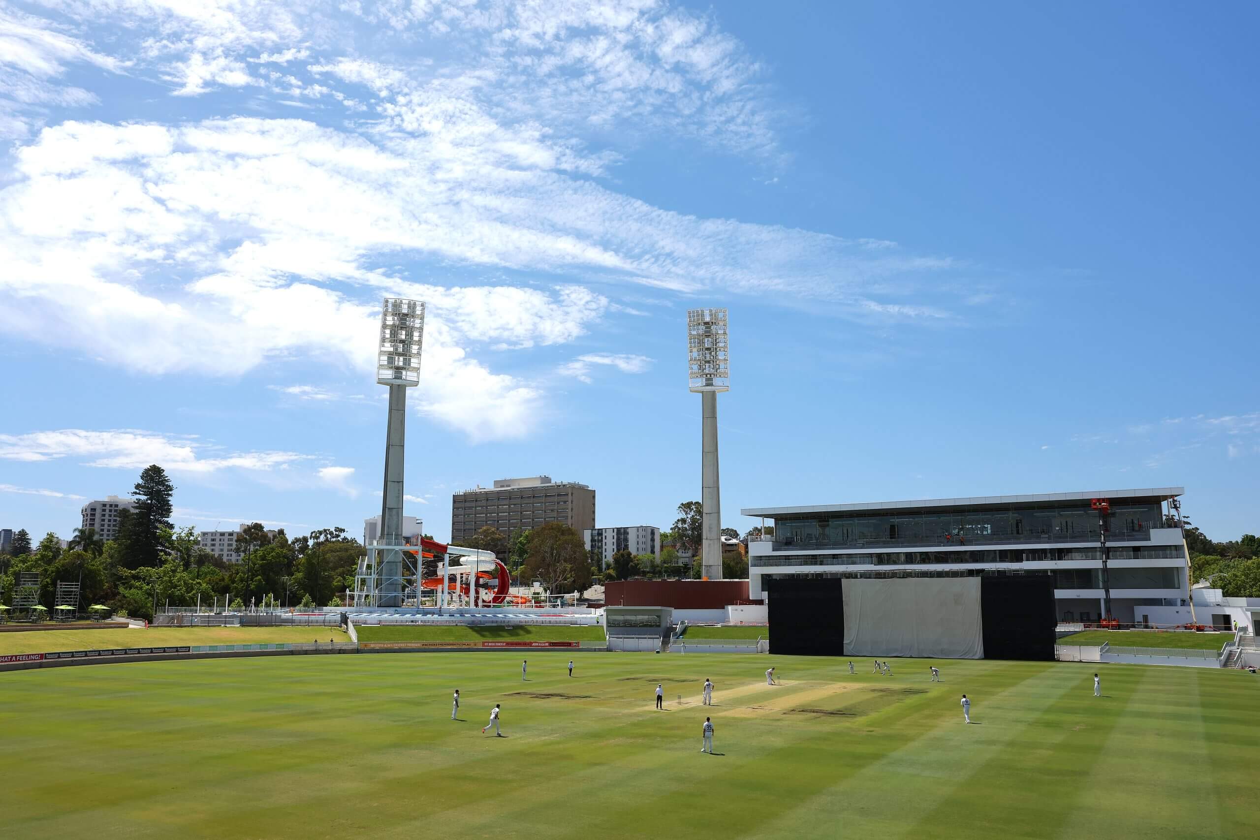 A general view of the WACA during Western Australia's Sheffield Shield game against Queensland in November