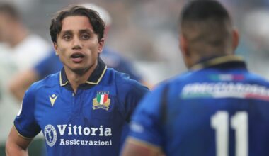 Ange Capuozzo misses out on Italy's 33-man squad for the Six Nations