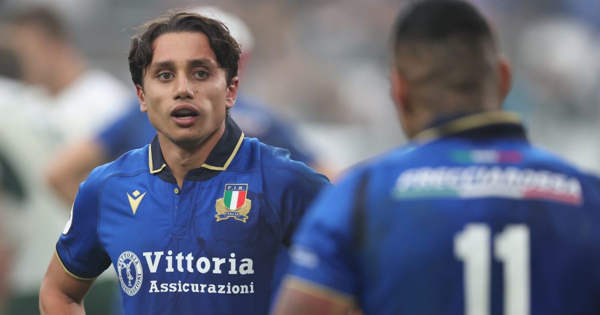 Ange Capuozzo misses out on Italy's 33-man squad for the Six Nations