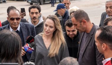 Angelina Jolie Visits Rafah Crossing To See Gaza Aid Plight