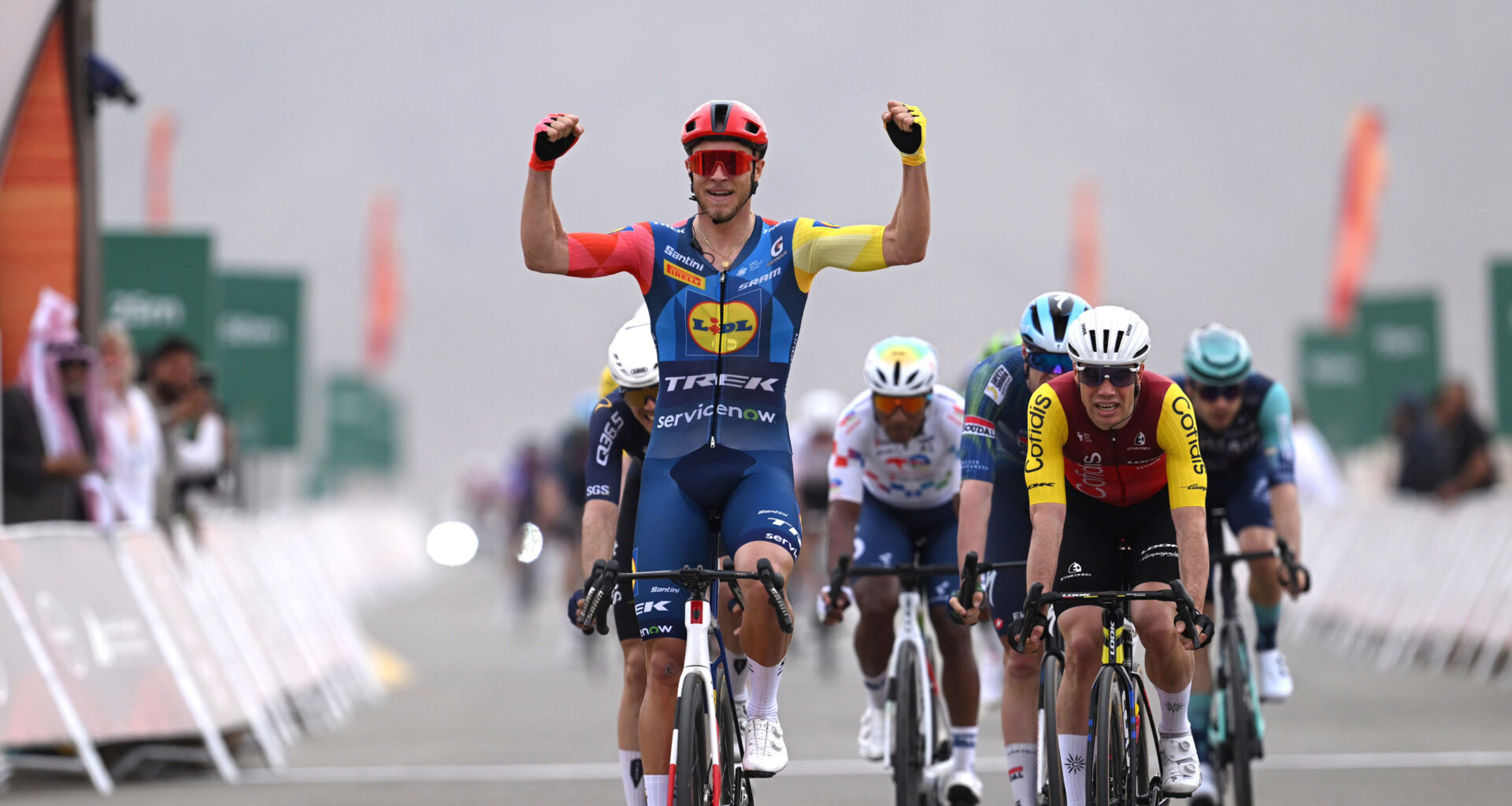 Jonny Milan opens Lidl-Trek men’s 2026 win account at Alula Tour