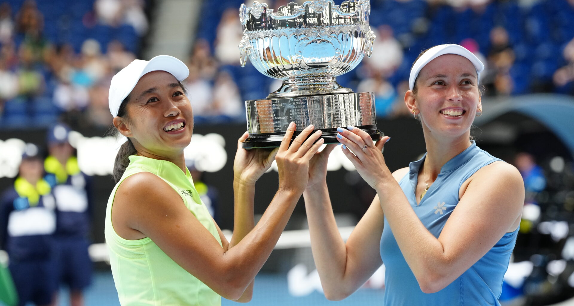Reunited and it feels so good! Mertens and Zhang win Australian Open doubles title