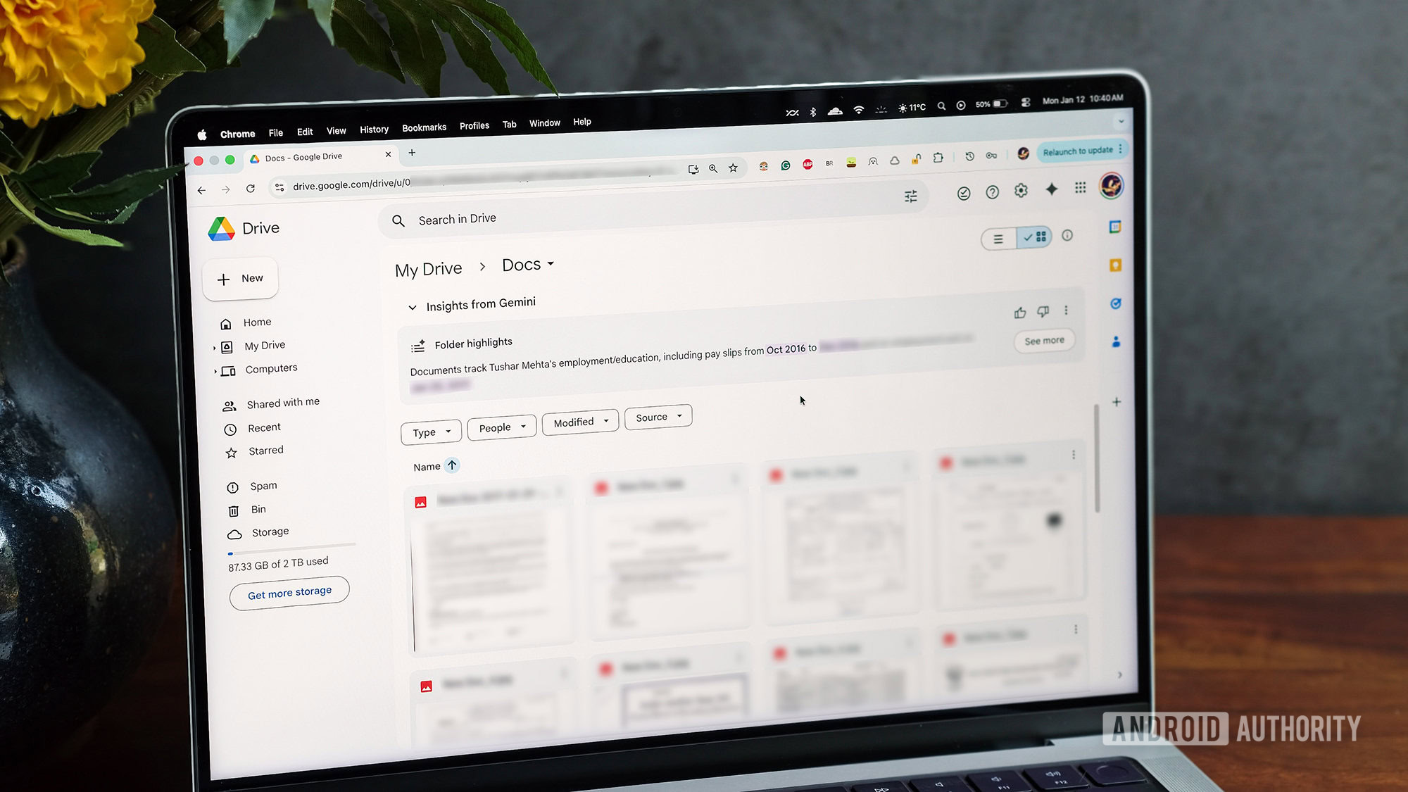 Google Drive folder summary 2
