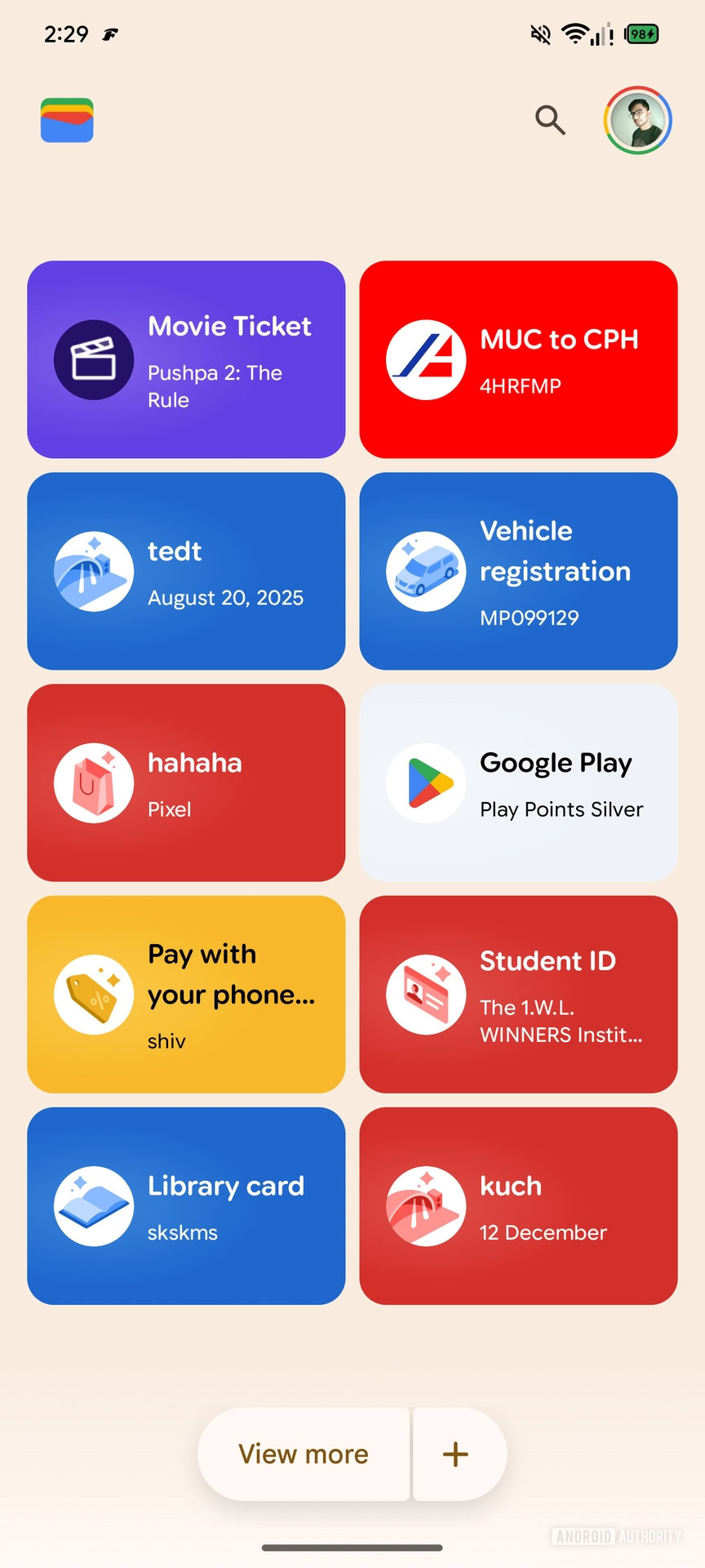 Google Wallet Upcoming Favorite pass UI (1)