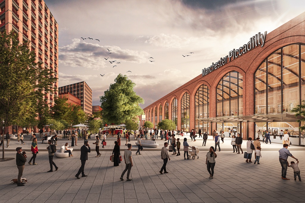 HS alternative Manchester Piccadilly station, MCC, c Bennetts Associates