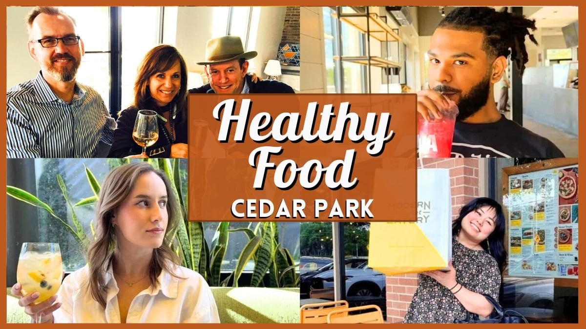 Healthy Food in Cedar Park - Collage