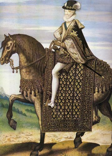 Equestrian portrait of Henri IV of France (1553-1610), 16th century, Condé Museum