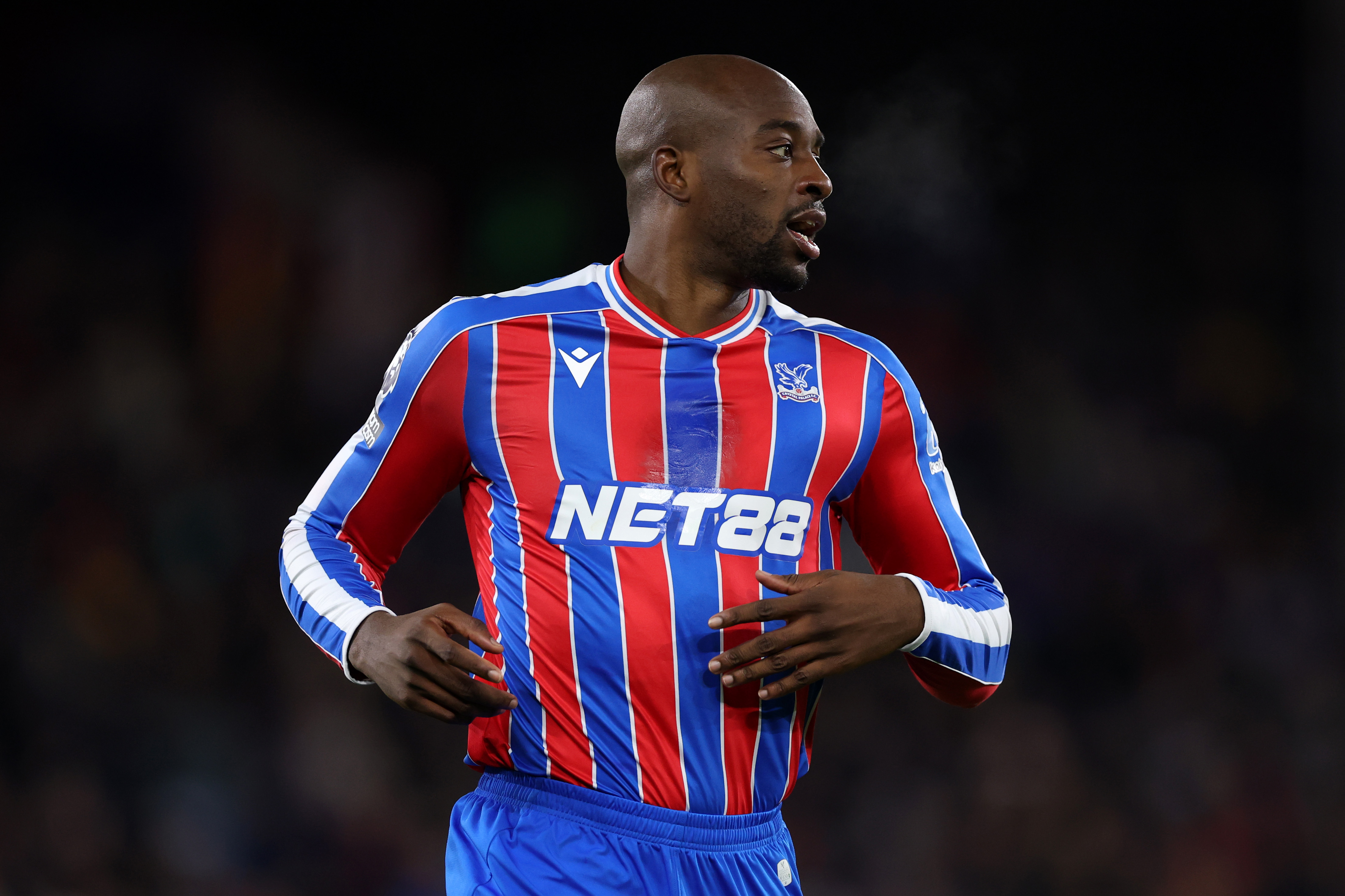 Jean-Philippe Mateta in action for Crystal Palace.