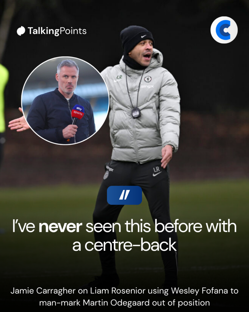 Jamie Carragher quote on Liam Rosenior's tactics