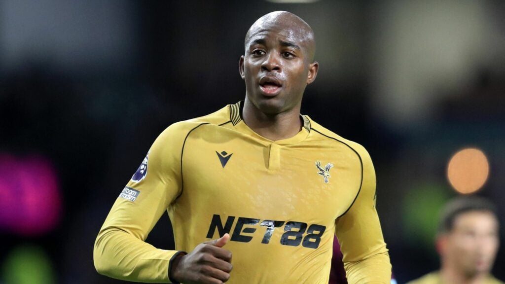 Jean-Philippe Mateta looking focused for Crystal Palace