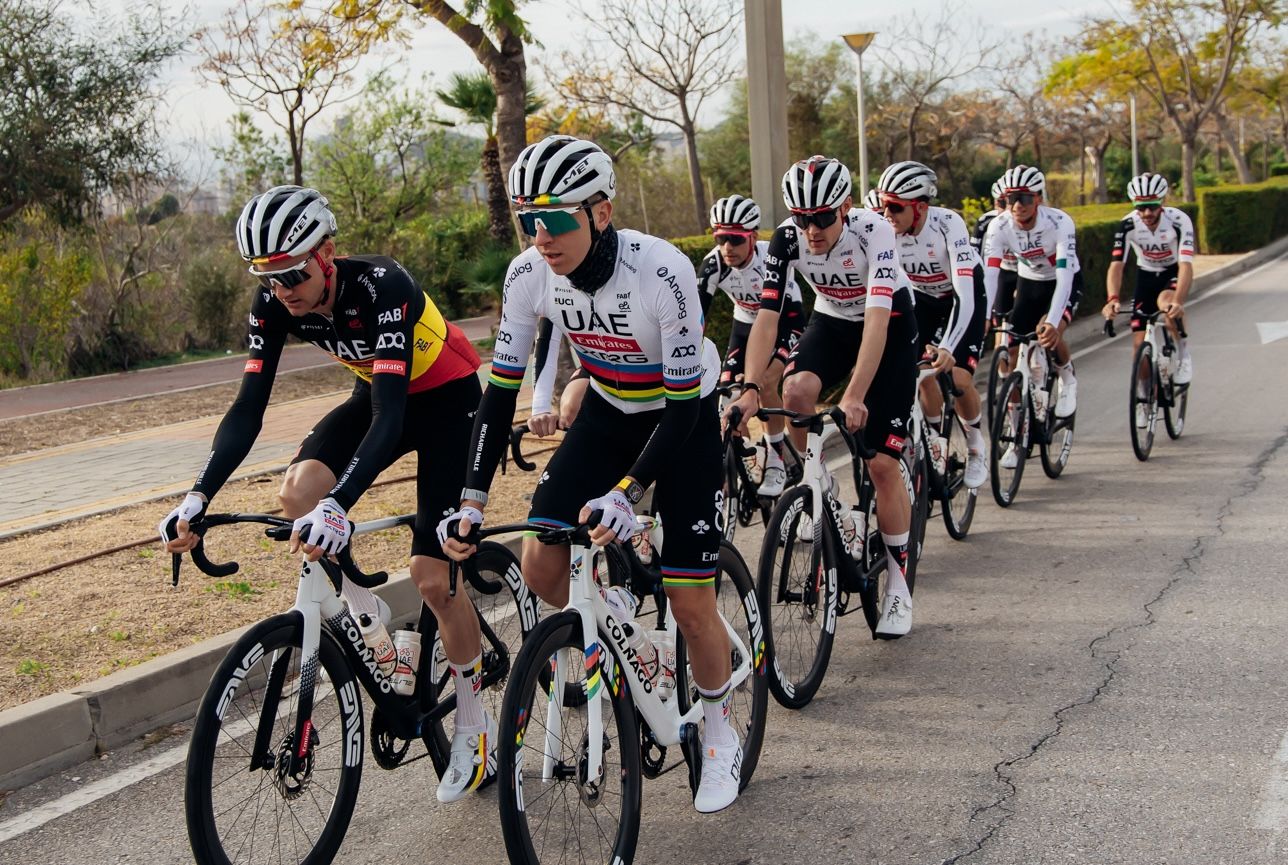 UAE Team Emirates-XRG in their 2026 colours