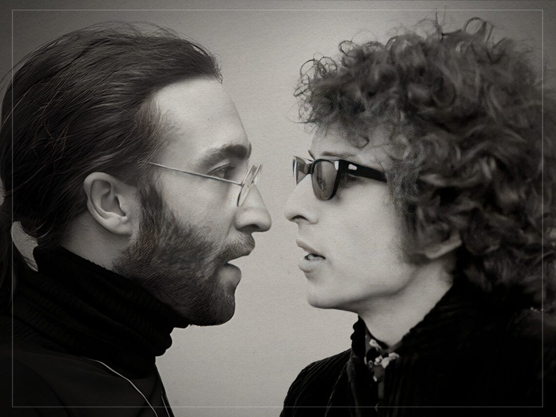 John Lennon - Bob Dylan - Split