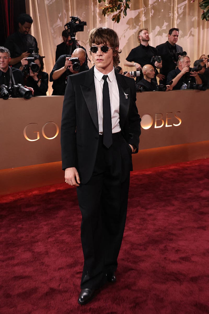 Connor Storrie at the 83rd Annual Golden Globe Awards. Photograph: Michael Tran/Getty Images