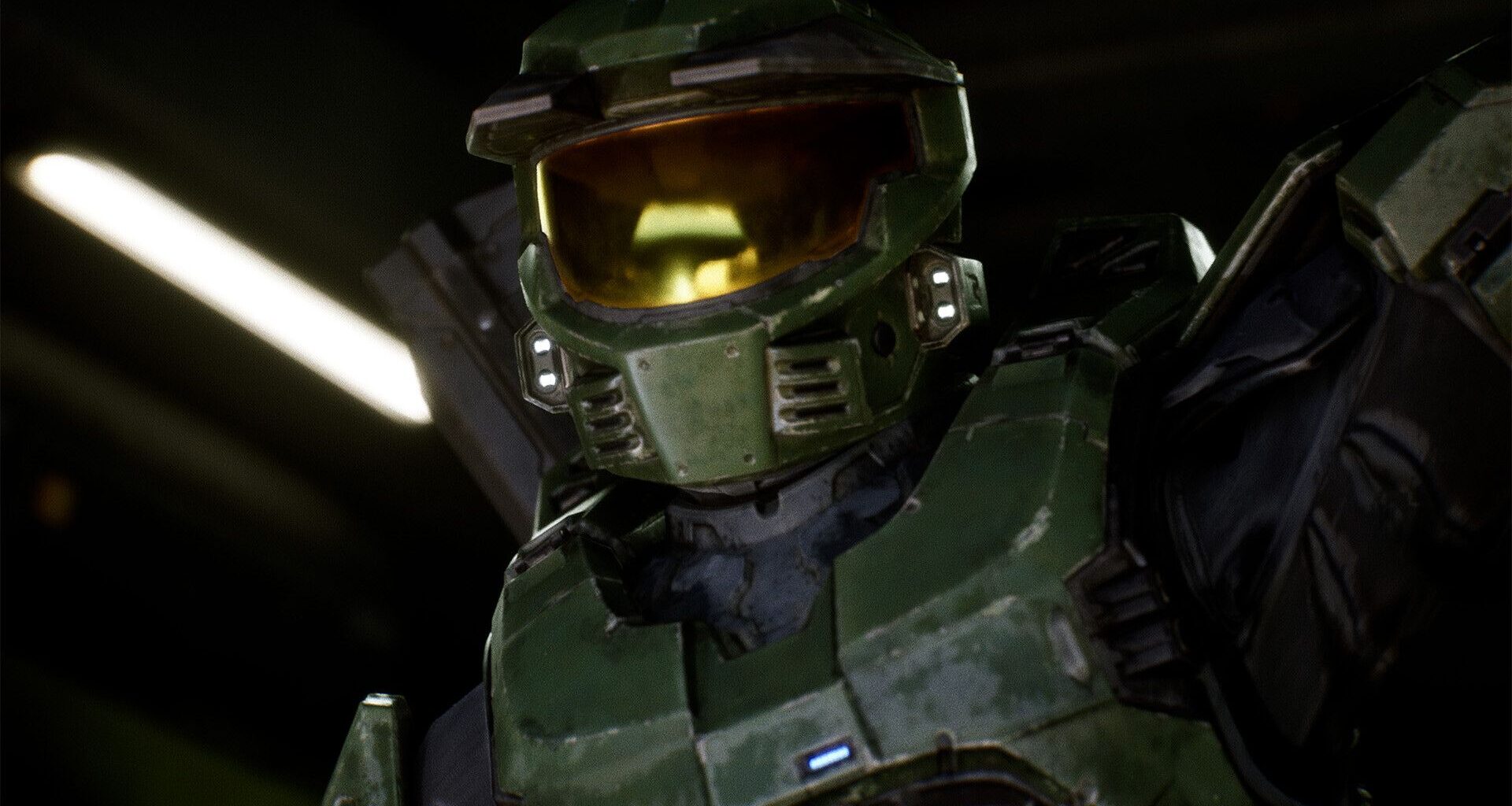Halo: Campaign Evolved gameplay screenshot showing Master Chief in Unreal Engine 5