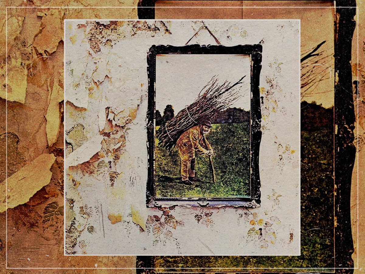 Who is the old man on the 'Led Zeppelin IV' album cover?