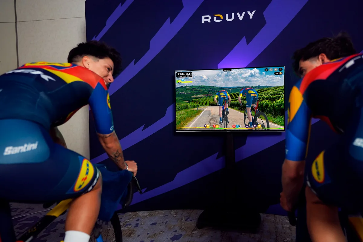 Lidl-Trek riders on Rouvy