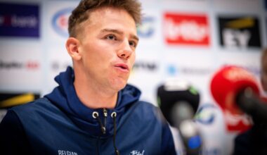 Thibau Nys departs team hotel to avoid sickness that caused four Belgian teammates to withdraw from Cyclo-cross World Championships on Saturday