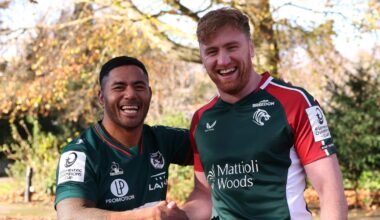 Manu Tuilagi set for Welford Road return