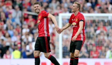 Is everybody still 'thronging around' Darren Fletcher after that defeat?