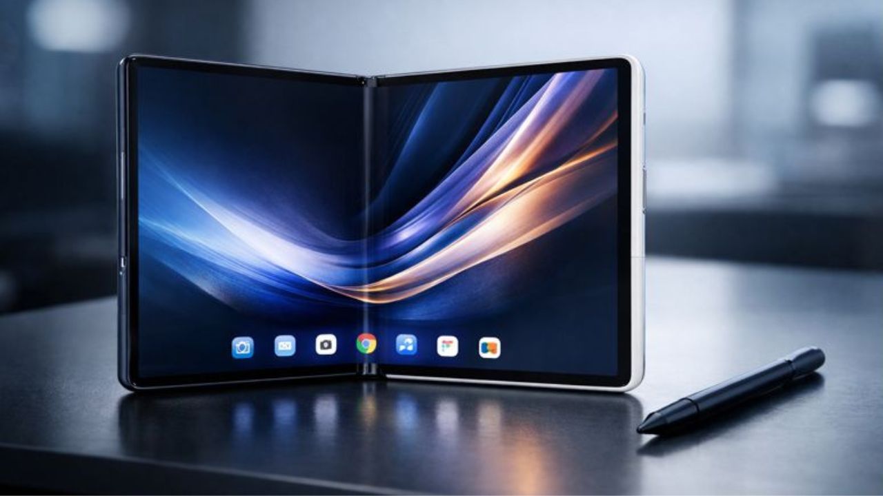 Motorola enters the foldable segment with the Razr Fold, a smartphone with a large screen and a focus on productivity.