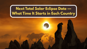 Next Total Solar Eclipse Date — What Time It Starts in Each Country