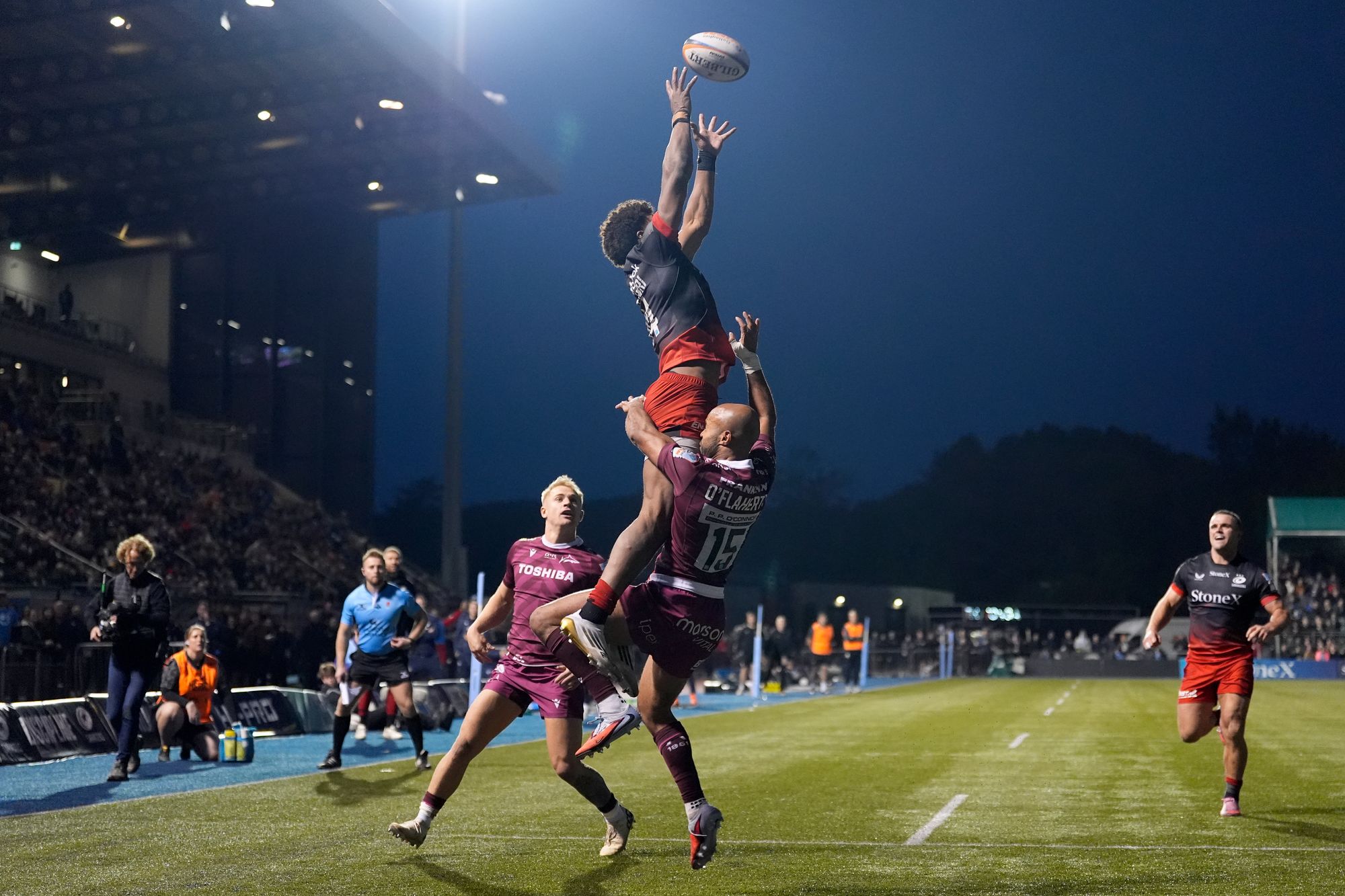 Saracens wing Noah Caluori has sky-high ambitions