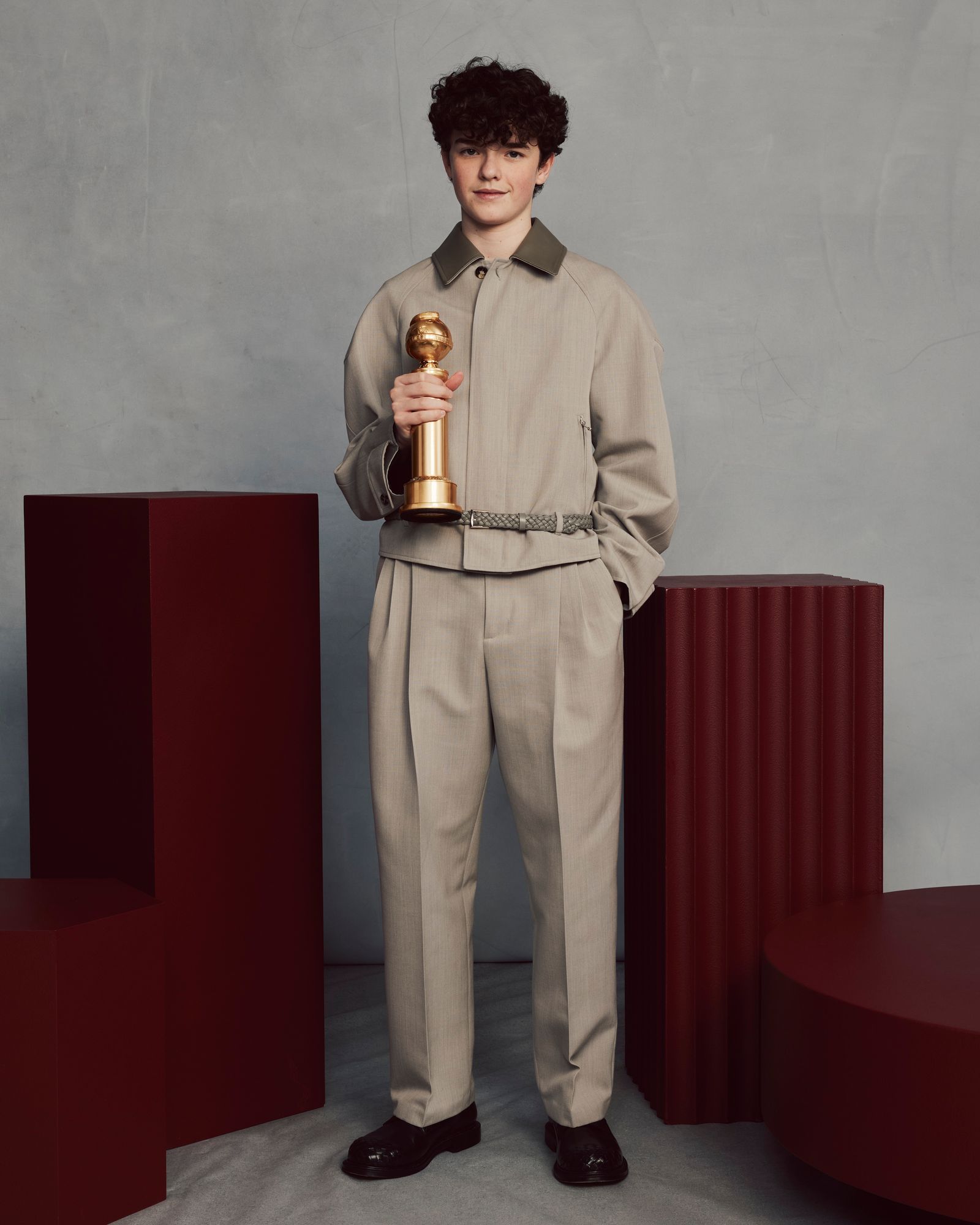 Image may contain Ian Nelson Adult Person Clothing Coat and Formal Wear