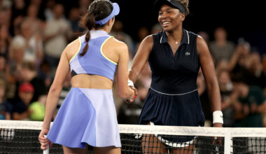 Despite historic night, Venus Williams falls to Danilovic in Australian Open first round