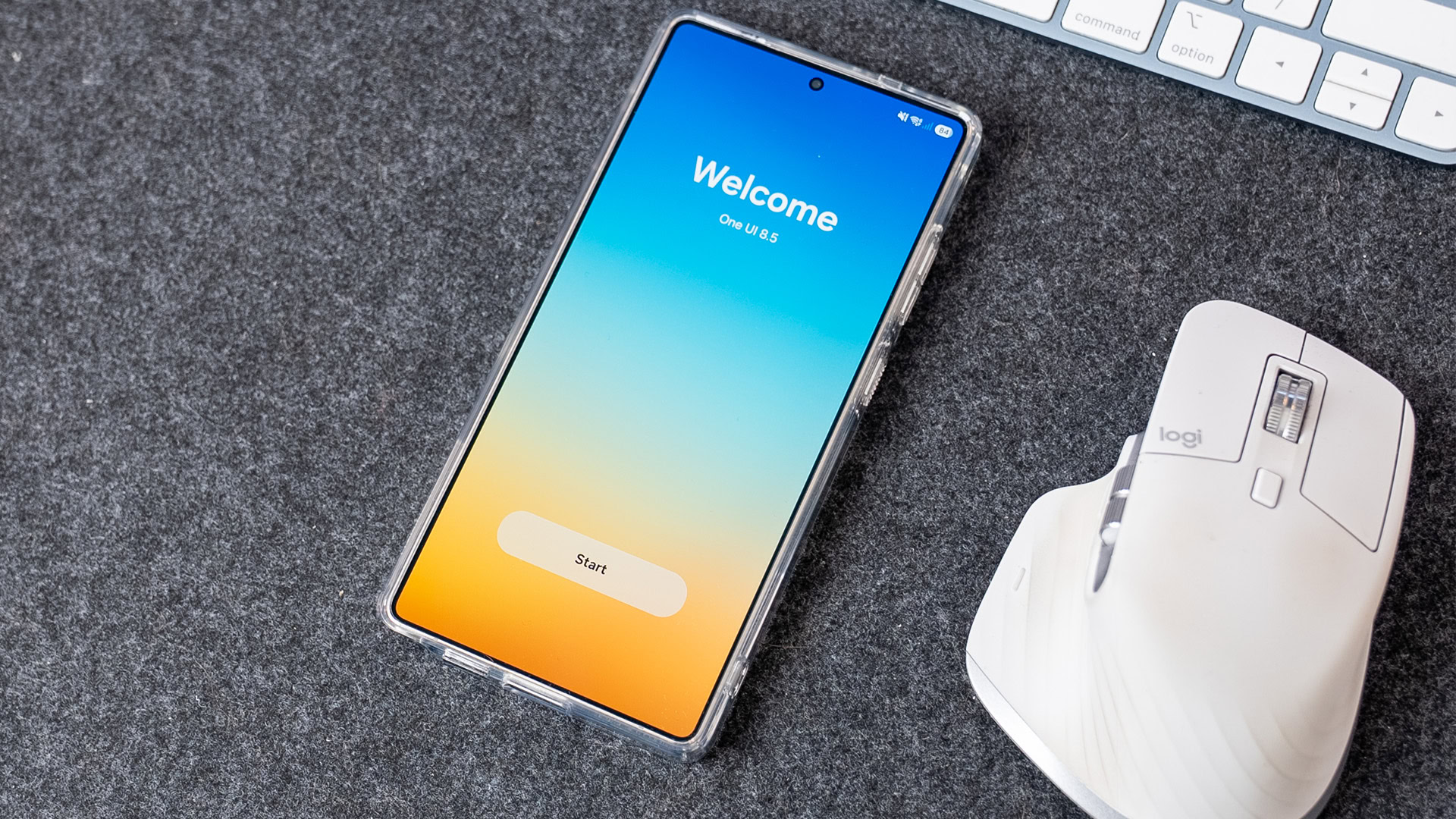 One UI 8.5 Splash screen lay down