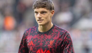 NEWCASTLE-UPON-TYNE, ENGLAND - Monday, August 25, 2025: Liverpool