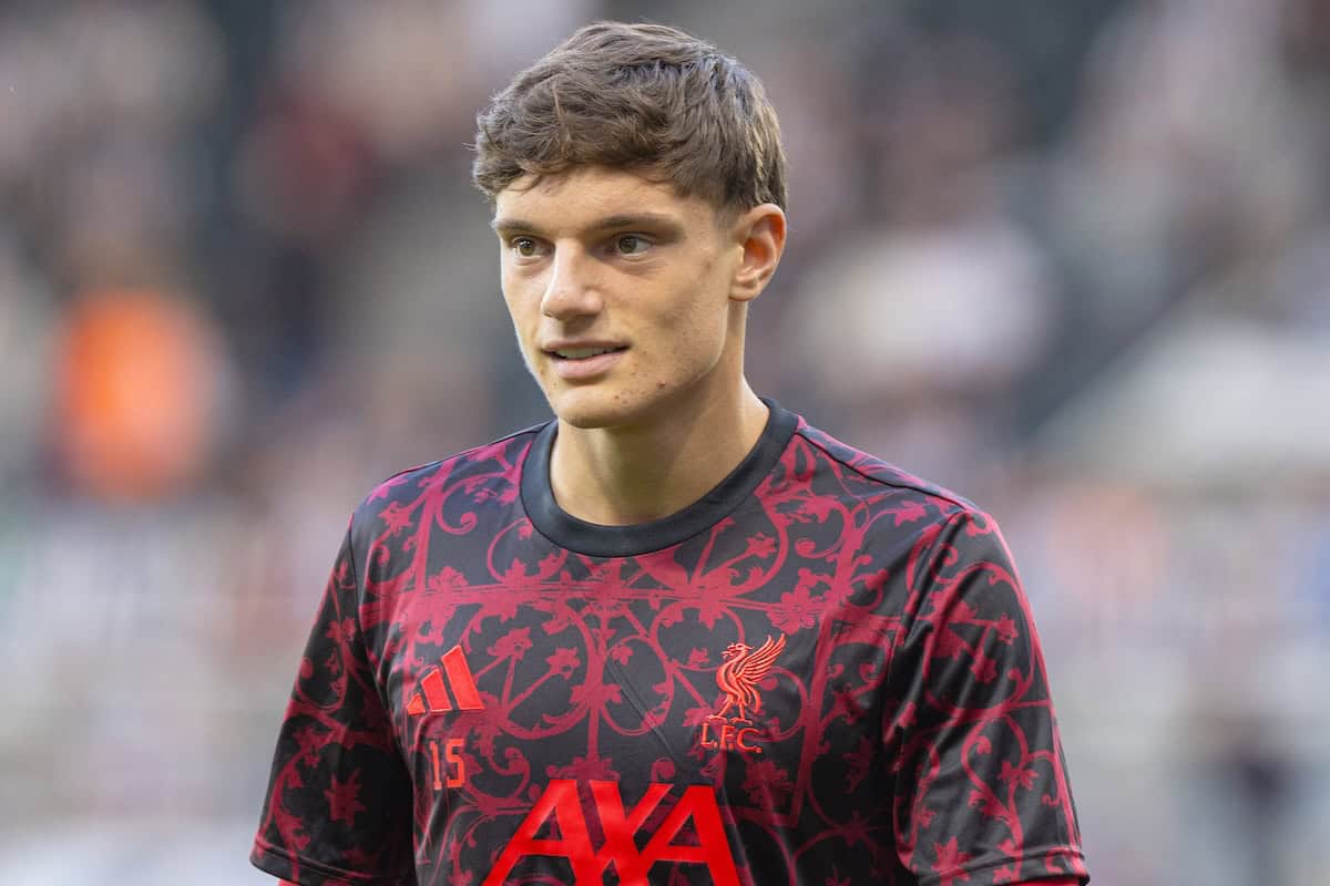 NEWCASTLE-UPON-TYNE, ENGLAND - Monday, August 25, 2025: Liverpool