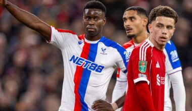 LIVERPOOL, ENGLAND - Wednesday, October 29, 2025: Crystal Palace