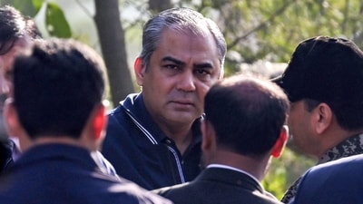 Mohsin Naqvi, PCB chairman. (AFP)